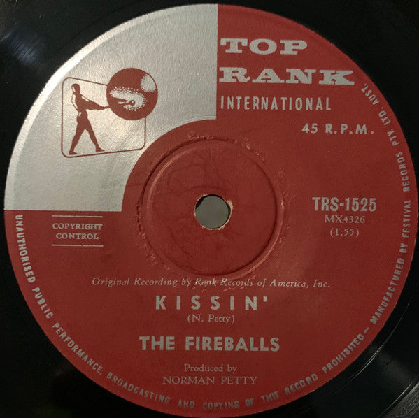 The Fireballs : Foot-Patter / Kissin' (7", Single)