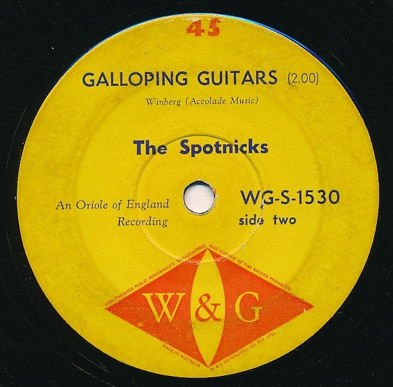 The Spotnicks : The Rocket Man (7", Single)