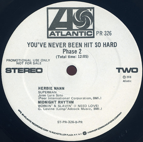 Various : You've Never Been Hit So Hard Phase 2 (2xLP, Comp, Mixed, Promo)