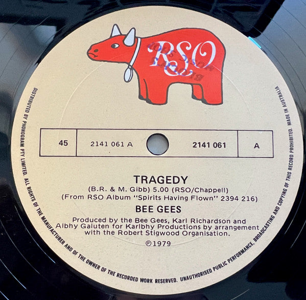 Bee Gees : Tragedy (12&quot;, Single)