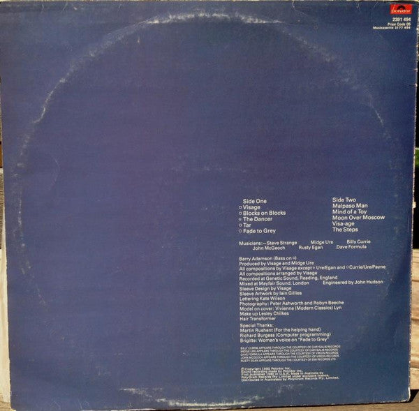 Visage : Visage (LP, Album)