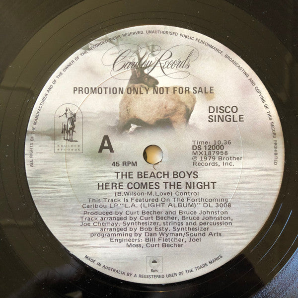 The Beach Boys : Here Comes The Night (12&quot;, Single, Promo)