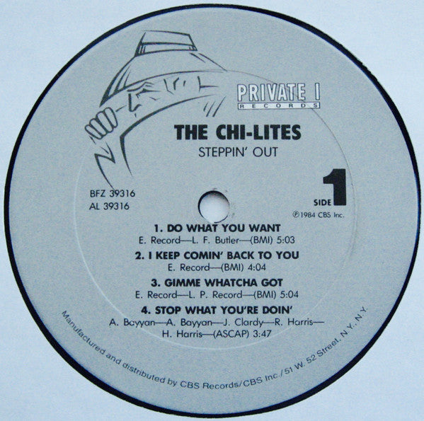 The Chi-Lites : Steppin' Out (LP, Album)