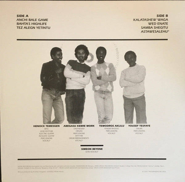 Admas : Sons Of Ethiopia (LP, Album, RE)
