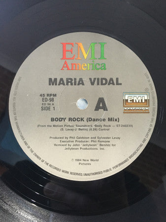 Maria Vidal : Body Rock (12")