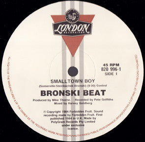 Bronski Beat : Smalltown Boy (12", Ltd)