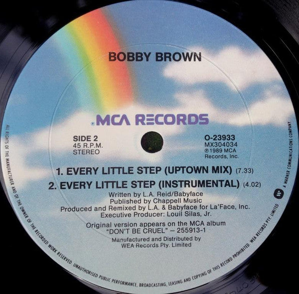 Bobby Brown : Every Little Step (12", Single)