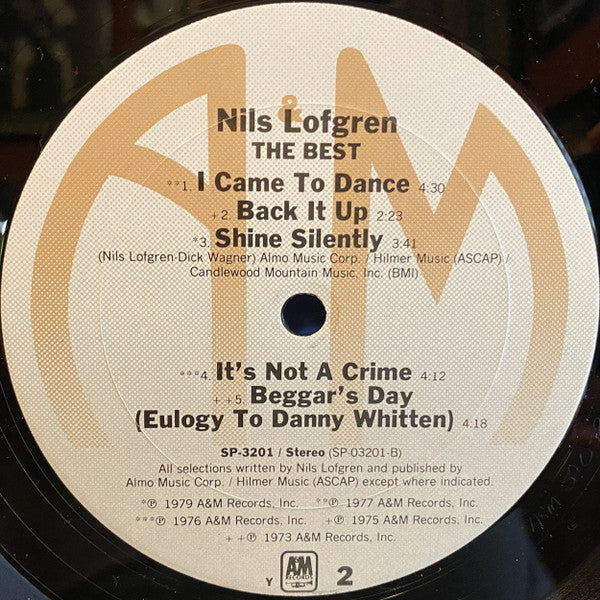 Nils Lofgren : The Best (LP, Comp, Ter)