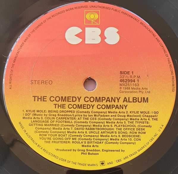 The Comedy Company : The Comedy Company Album (LP, Album, Spi)