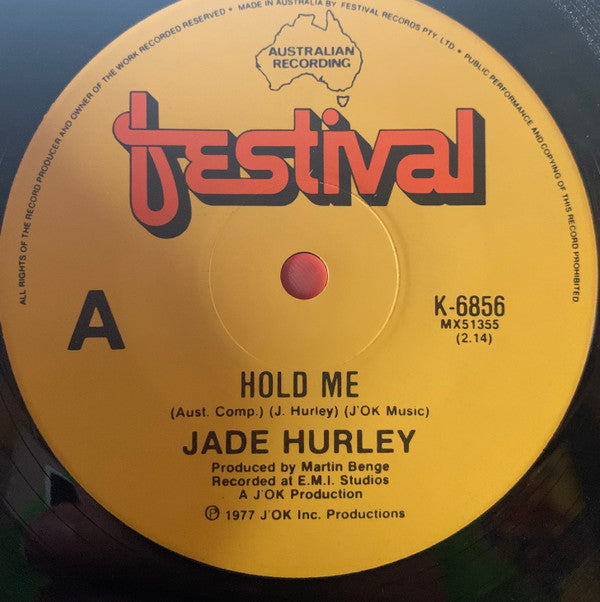 Jade Hurley : Hold Me (7&quot;)