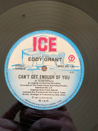 Eddy Grant : Can’t Get Enough Of You (12")