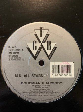 M.K. All-Stars : Bohemian Rhapsody (12&quot;)