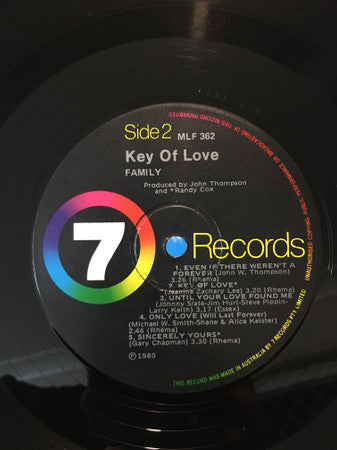 Family (19) : Key Of Love (LP)