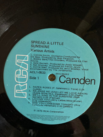 Various : Spread A Little Sunshine (LP, Comp)