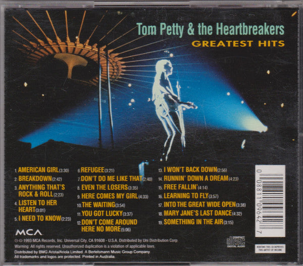 Tom Petty And The Heartbreakers : Greatest Hits (CD, Comp, Pic)