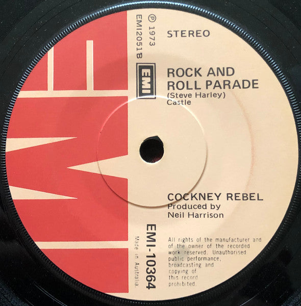 Cockney Rebel : Sebastian (7", Single, Sol)