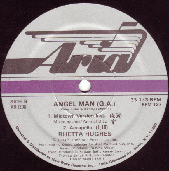 Rhetta Hughes : Angel Man (G.A.) (12")