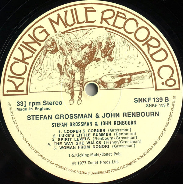 John Renbourn & Stefan Grossman : Stefan Grossman & John Renbourn (LP, Album)