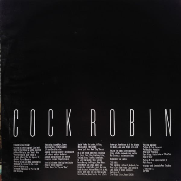 Cock Robin : Cock Robin (LP, Album)