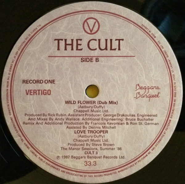 The Cult : Wild Flower (2x12", EP, Gat)