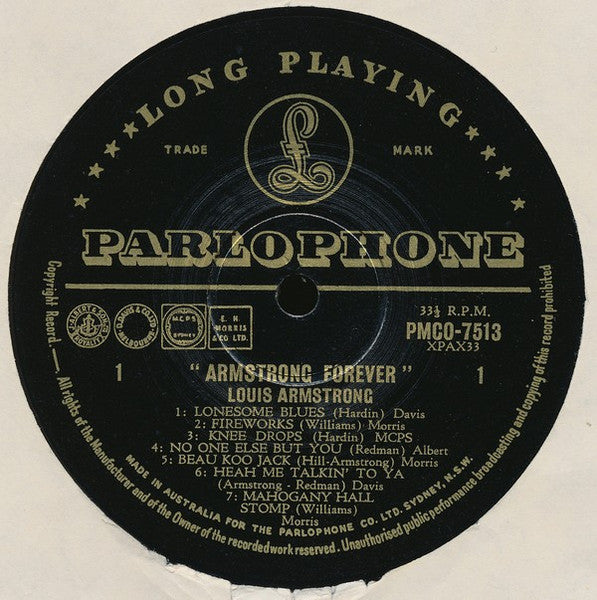 Louis Armstrong : Armstrong For Ever (LP, Comp)