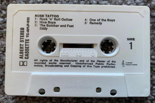 Rose Tattoo : Rose Tattoo (Cass, Album, RE, Dif)