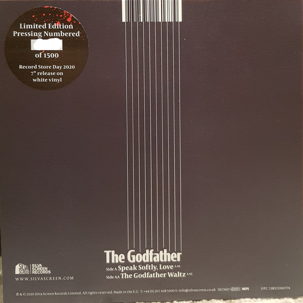 The City of Prague Philharmonic Orchestra : The Godfather (7", Ltd, Num)