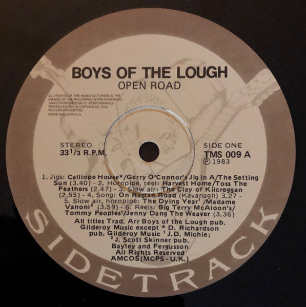 The Boys Of The Lough : Open Road (LP, Album)