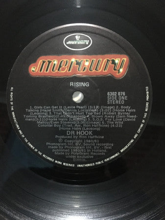 Dr. Hook : Rising (LP, Album)