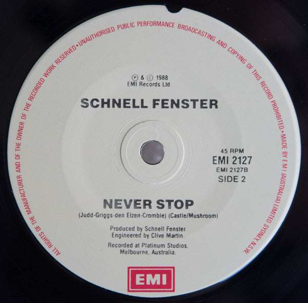 Schnell Fenster : Love Hate Relationship (7", Single)