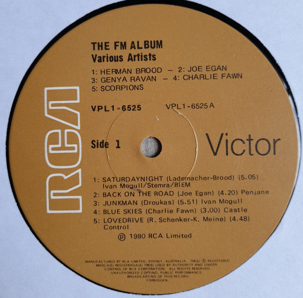 Various : The FM Album (LP, Comp, M/Print)