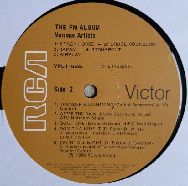 Various : The FM Album (LP, Comp, M/Print)
