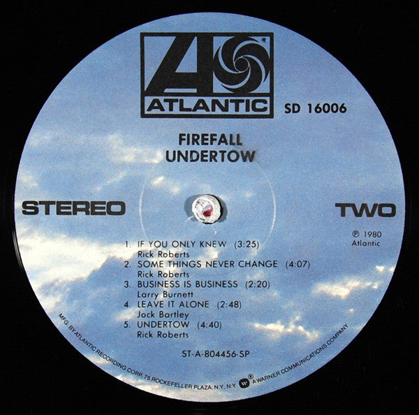 Firefall : Undertow (LP, Album, Spe)