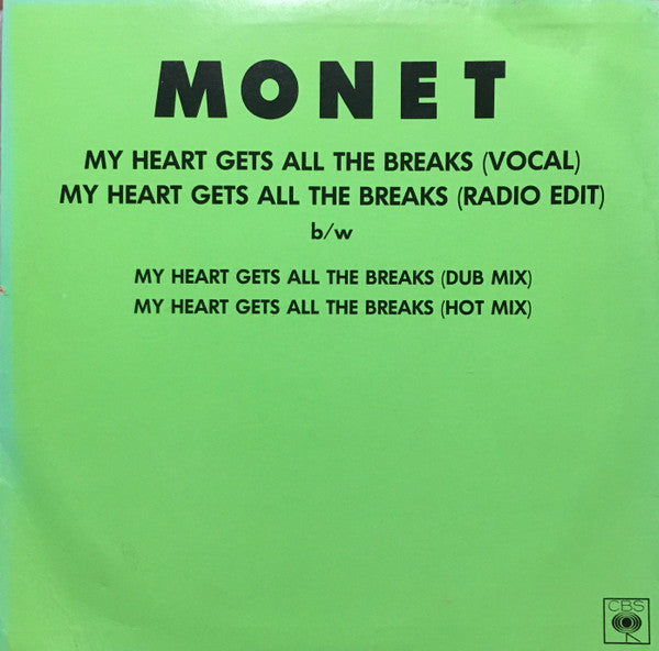 Monet : My Heart Gets All The Breaks (12", Single)