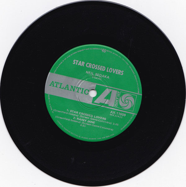 Neil Sedaka : Star Crossed Lovers (7", EP)