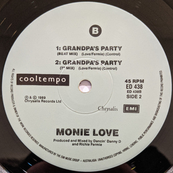 Monie Love : Grandpa's Party (12")