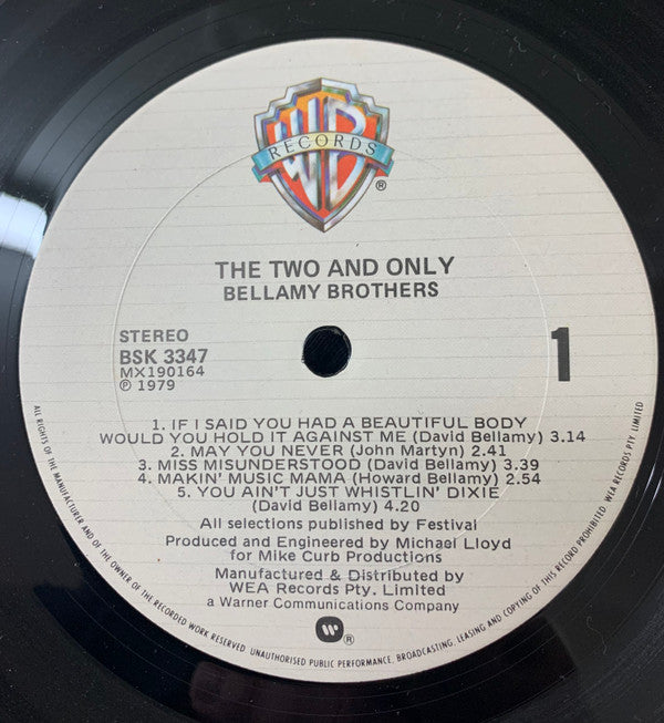 Bellamy Brothers : The Two And Only (LP)