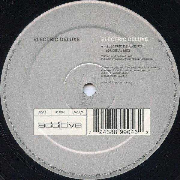 Electric Deluxe : Electric Deluxe (12")