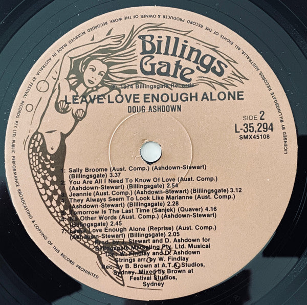 Doug Ashdown : Winter In America (Leave Love Enough Alone) (LP, Album, RE)