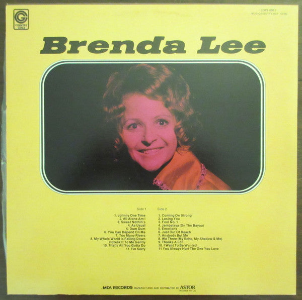 Brenda Lee : Country Gold (LP, Comp)