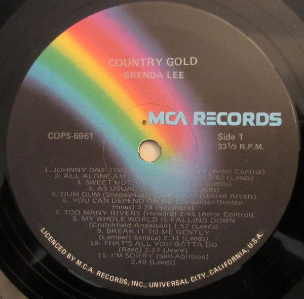 Brenda Lee : Country Gold (LP, Comp)
