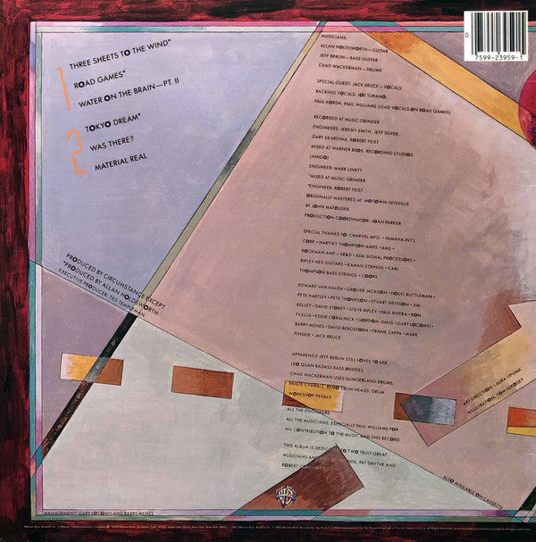 Allan Holdsworth : Road Games (12", MiniAlbum)