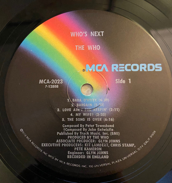 The Who : Who's Next (LP, Album, RE, Glo)