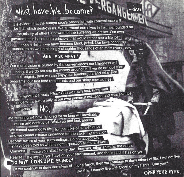 Chupacabra (5) : Tired Of Talking To Shadows (7", EP)