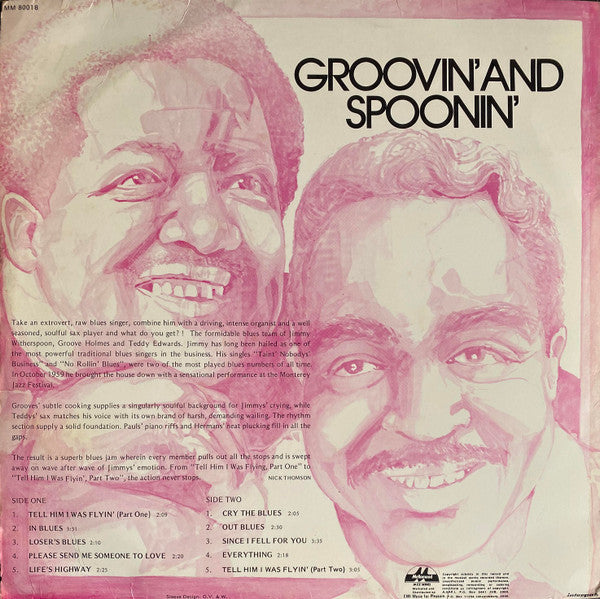 Groove Holmes* & Jimmy Witherspoon : Groovin' And Spoonin' (LP, Comp)