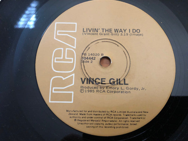 Vince Gill : True Love (7", Single)