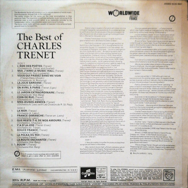 Charles Trenet : The Best Of Charles Trenet (LP, Comp)