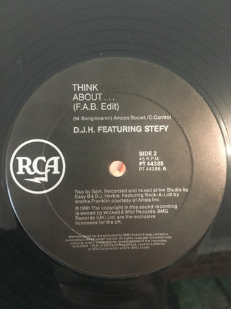 DJ H. Feat. Stefy : Think About.. (Remix) (12")