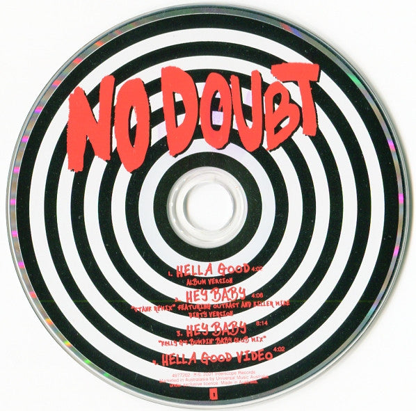 No Doubt : Hella Good (CD, Single, Enh)