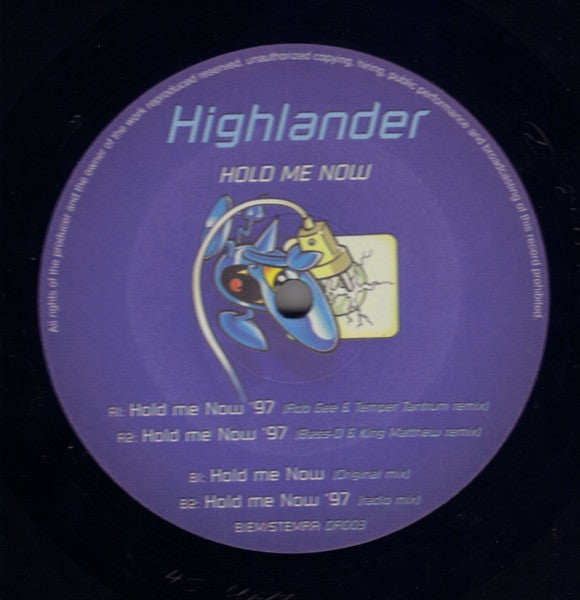 Highlander : Hold Me Now 97 (12")